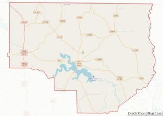 Map of Union Parish, Louisiana