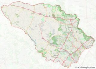 Map of Howard County, Maryland