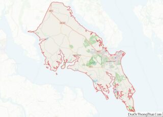 Map of St. Mary’s County, Maryland