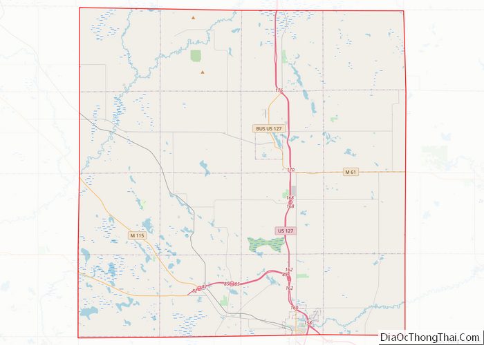 Map of Clare County