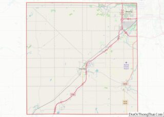 Map of Eaton County, Michigan