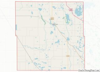 Map of Grant County, Minnesota