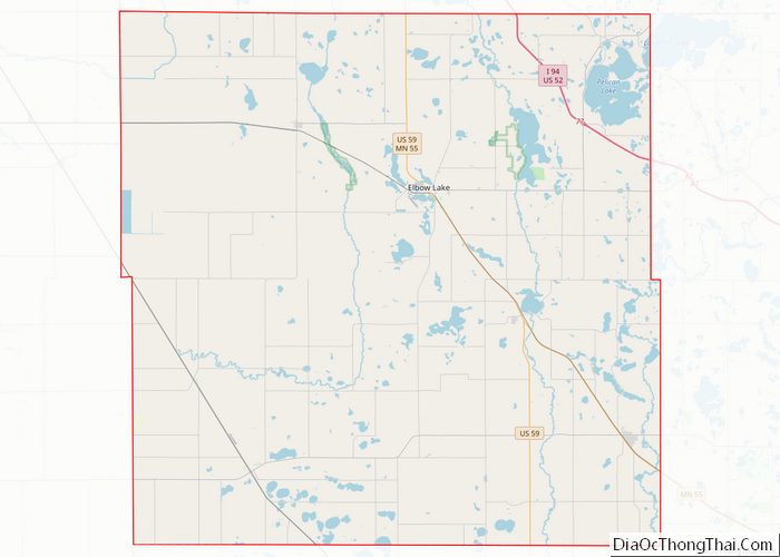 Map of Grant County