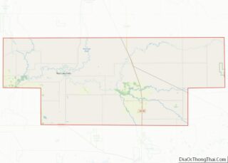 Map of Red Lake County, Minnesota