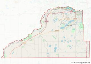 Map of Scott County, Minnesota