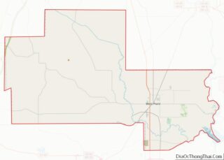 Map of Clay County, Mississippi