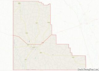 Map of Walthall County, Mississippi