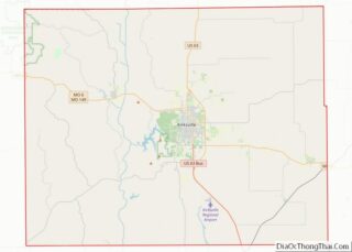 Map of Adair County, Missouri