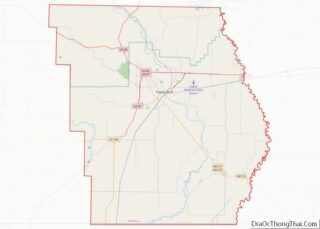 Map of Butler County, Missouri