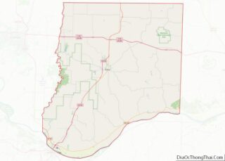 Map of Callaway County, Missouri