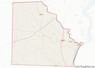 Map of Clark County, Missouri