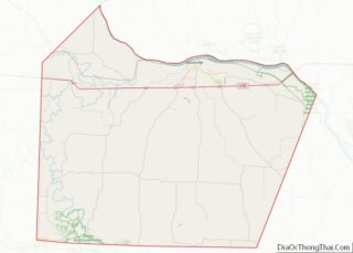 Map of Cooper County, Missouri