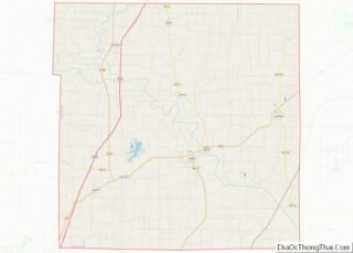 Map of Daviess County, Missouri