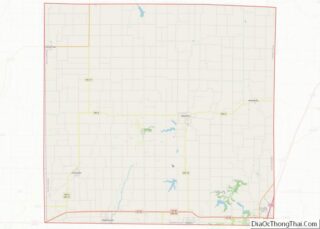 Map of DeKalb County, Missouri