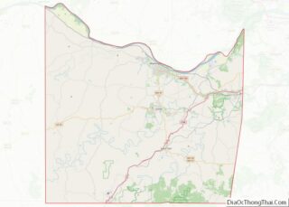 Map of Franklin County, Missouri