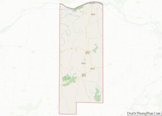 Map of Gasconade County, Missouri