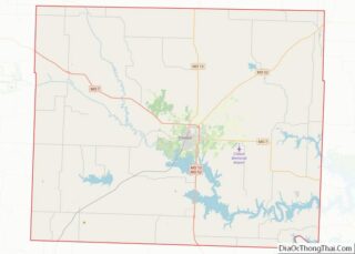 Map of Henry County, Missouri