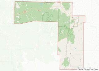 Map of Iron County, Missouri