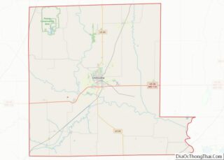 Map of Livingston County, Missouri