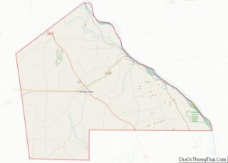 Map of Pike County, Missouri