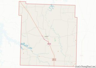 Map of Polk County, Missouri