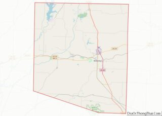 Map of Randolph County, Missouri