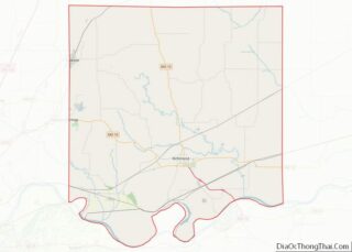 Map of Ray County, Missouri