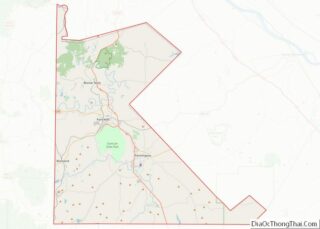 Map of St. Francois County, Missouri