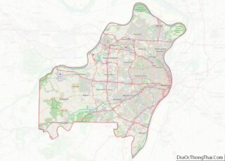 Map of St. Louis County, Missouri