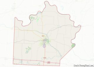 Map of Saline County, Missouri