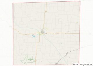 Map of Scotland County, Missouri