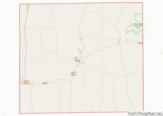 Map of Sullivan County, Missouri