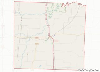 Map of Vernon County, Missouri