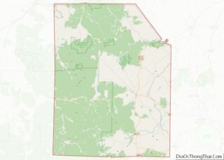 Map of Washington County, Missouri