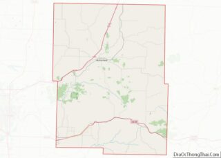 Map of Webster County, Missouri