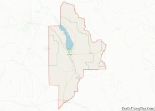 Map of Broadwater County, Montana