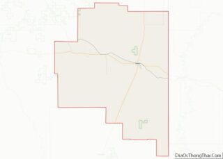 Map of Fallon County, Montana