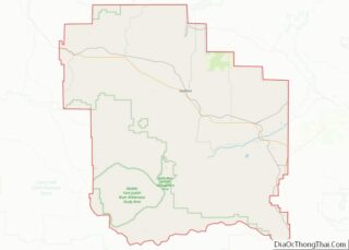 Map of Judith Basin County, Montana