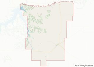 Map of McCone County, Montana