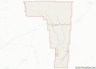 Map of Rosebud County, Montana