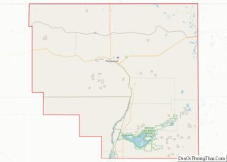 Map of Sheridan County, Montana