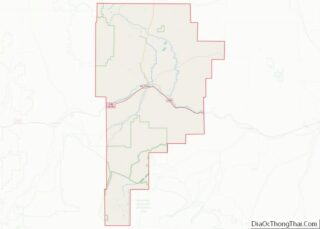 Map of Sweet Grass County, Montana