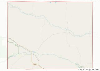 Map of Blaine County, Nebraska