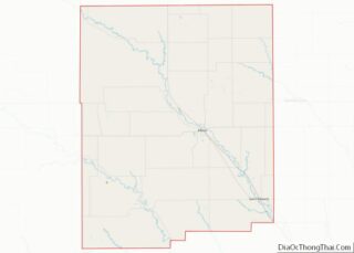 Map of Boone County, Nebraska