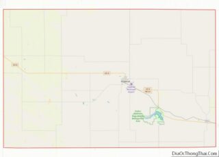 Map of Chase County, Nebraska