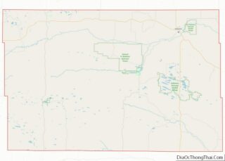 Map of Cherry County, Nebraska