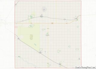 Map of Clay County, Nebraska