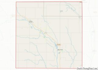 Map of Cuming County, Nebraska