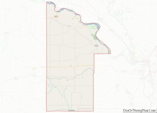 Map of Dixon County, Nebraska