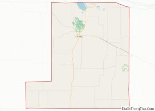 Map of Gosper County, Nebraska